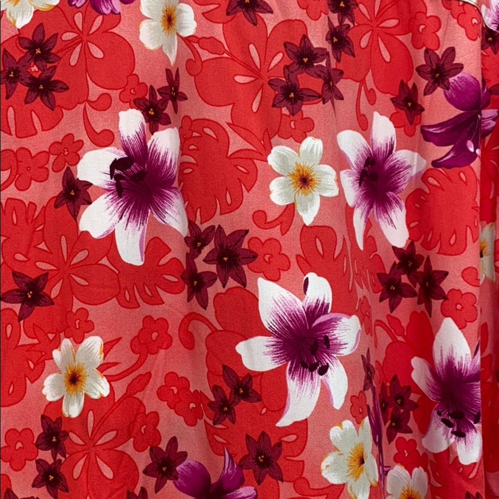 Vintage Floral Hawaiian Shirt 3X - Picture 4 of 13